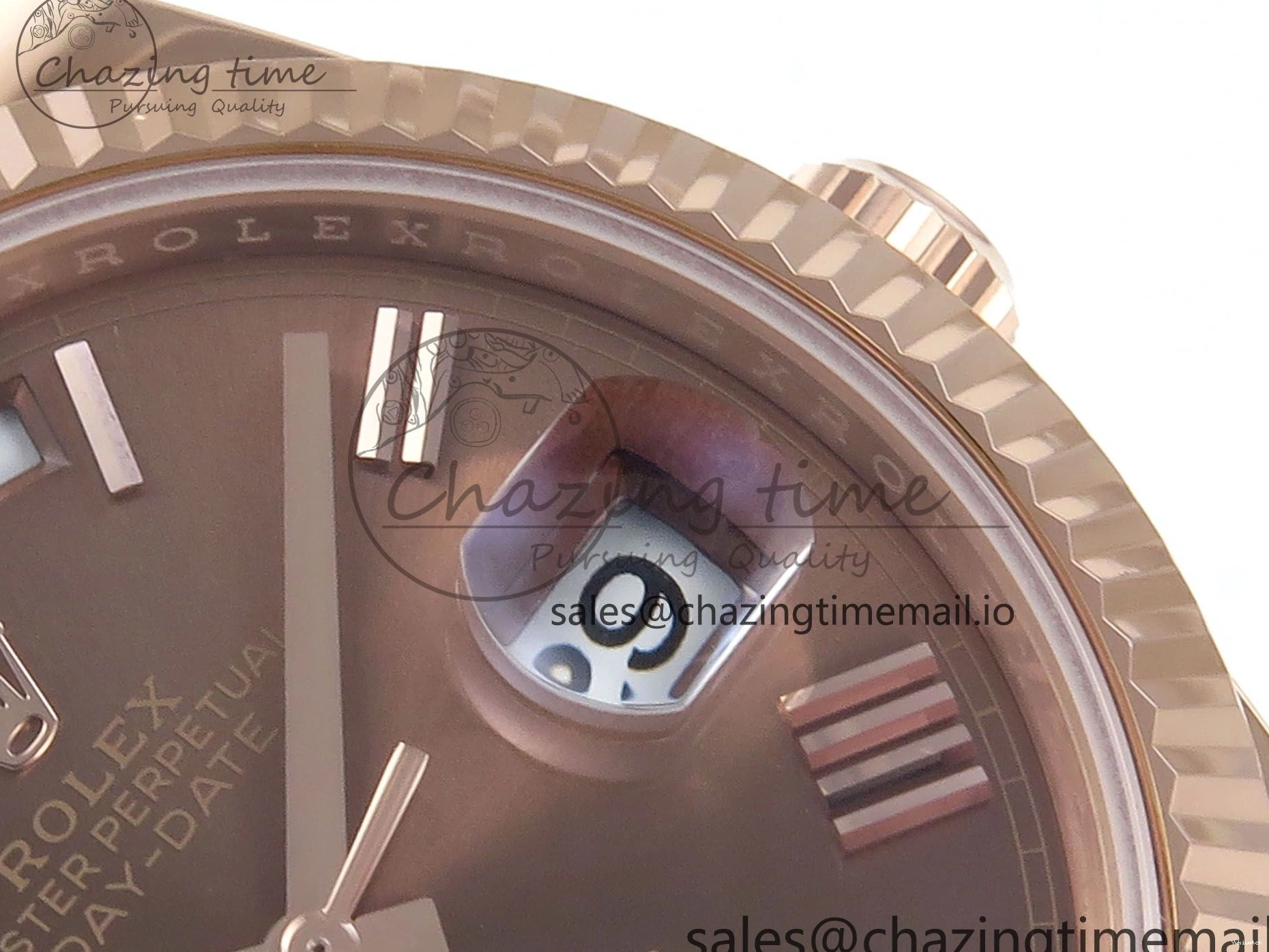 Edition RG Best Weight) Noob on Roman A2836 Bracelet 228235 Dial President 1:1 Date 40 Day (Gain Brown 0503